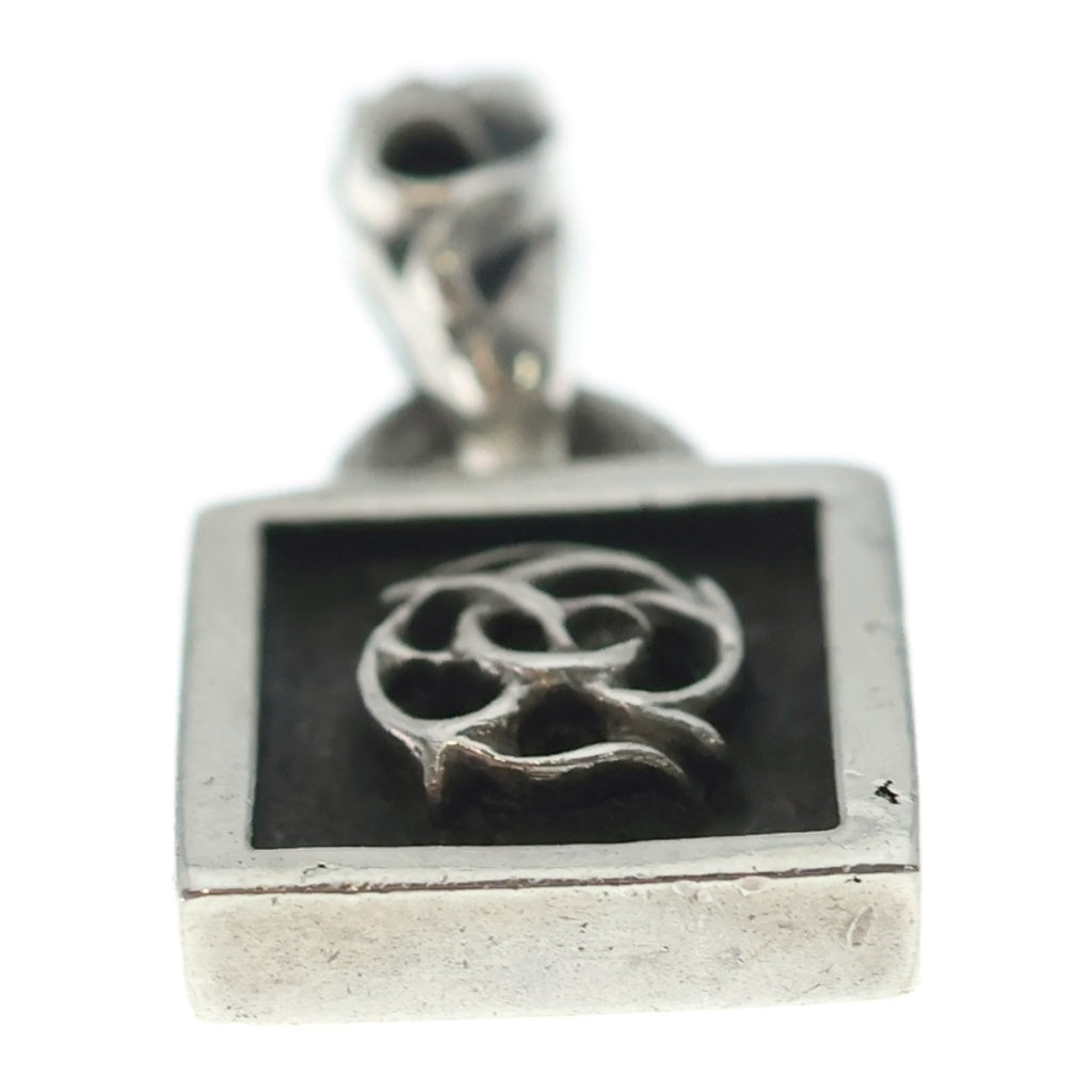 CHROME HEARTS(クロムハーツ) FRAMED FLRL フレームド フローラル チャーム ペンダントトップ シルバー