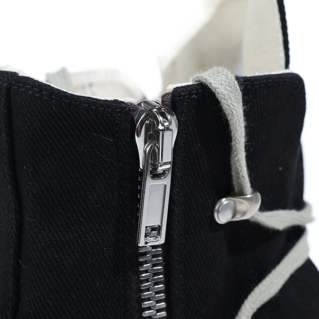 DRKSHDW(ダークシャドウ) 24AW Porterville Hexa Sneaks ポータービル ヘクサ ハイカットスニーカー ブラック/ホワイト
