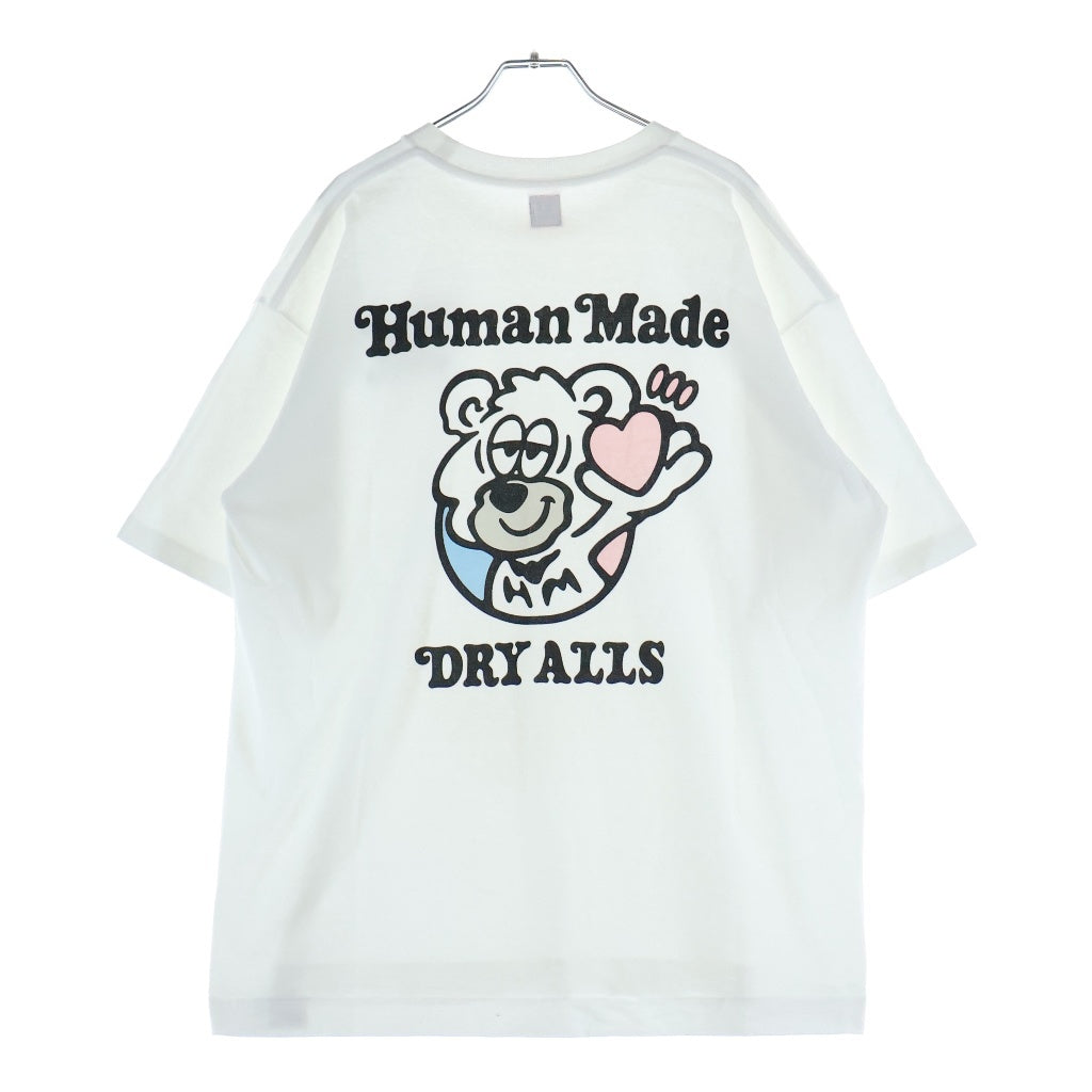 HUMAN MADE(ヒューマンメイド) 23SS×Girls Don't Cry VERDY DRY ALLS Graphic Tee ガールズドントクライ バーディー 半袖カットソー ホワイト