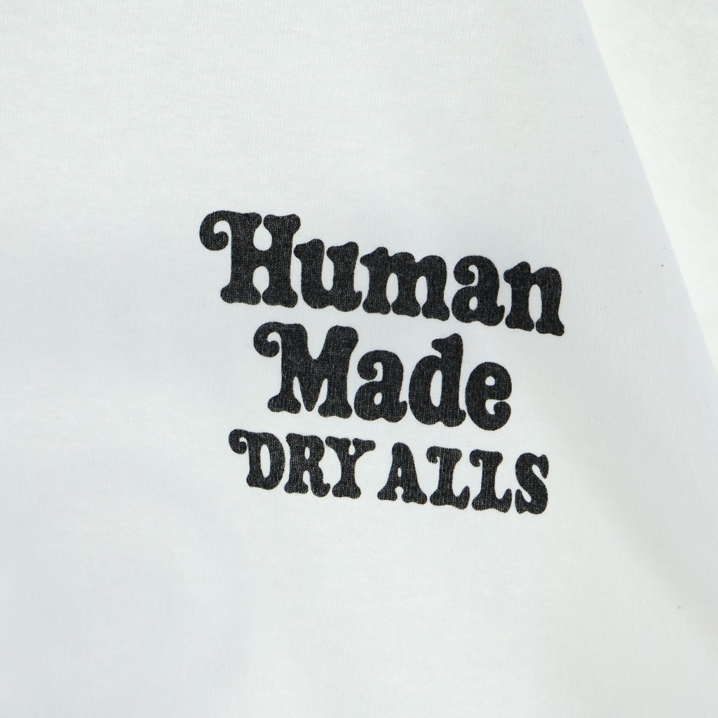 HUMAN MADE(ヒューマンメイド) 23SS×Girls Don't Cry VERDY DRY ALLS Graphic Tee ガールズドントクライ バーディー 半袖カットソー ホワイト