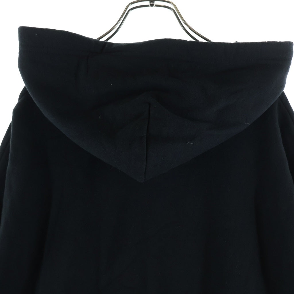 CHROME HEARTS(クロムハーツ) VERTICAL LOGO HOODIE バーティカルロゴ アームロゴプリント スウェット プルオーバーパーカー ブラック