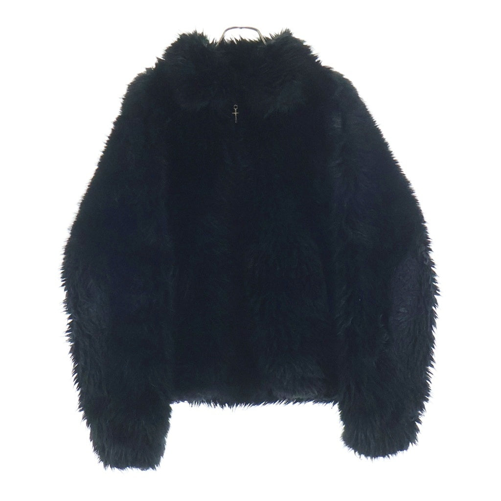LAST NEST(ラスト ネスト) FUR JACKET ファージャケット 裏地レザー ブラック LA7808EM000017