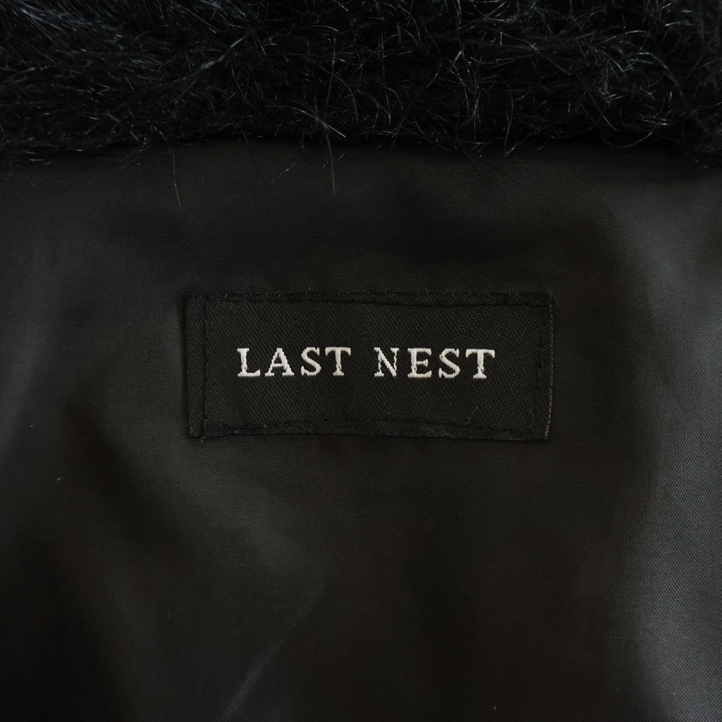 LAST NEST(ラスト ネスト) FUR JACKET ファージャケット 裏地レザー ブラック LA7808EM000017