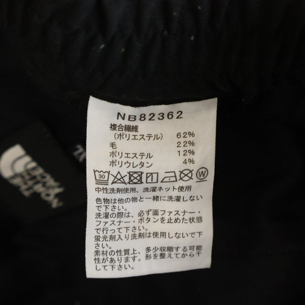 THE NORTH FACE(ザノースフェイス) ウーリー コヨーテ ベルト付き スラックスパンツ ブラック NB82362