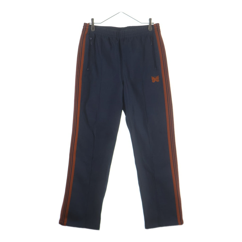 Needles(ニードルス) 24AW NANO universe別注 TRACK PANT ナノユニバース パピヨン刺繍 トラックパンツ ネイビー/オレンジ OT1663