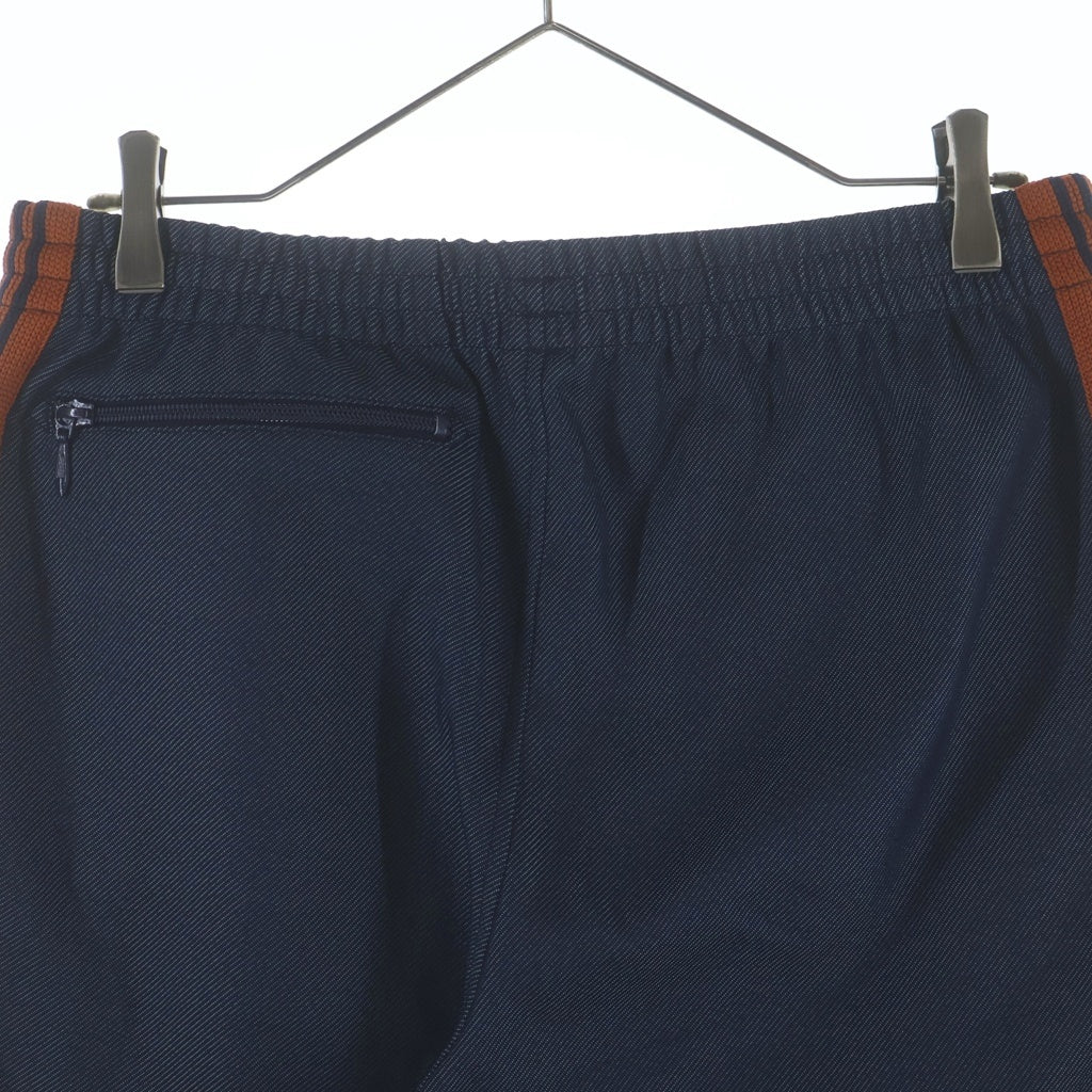 Needles(ニードルス) 24AW NANO universe別注 TRACK PANT ナノユニバース パピヨン刺繍 トラックパンツ ネイビー/オレンジ OT1663