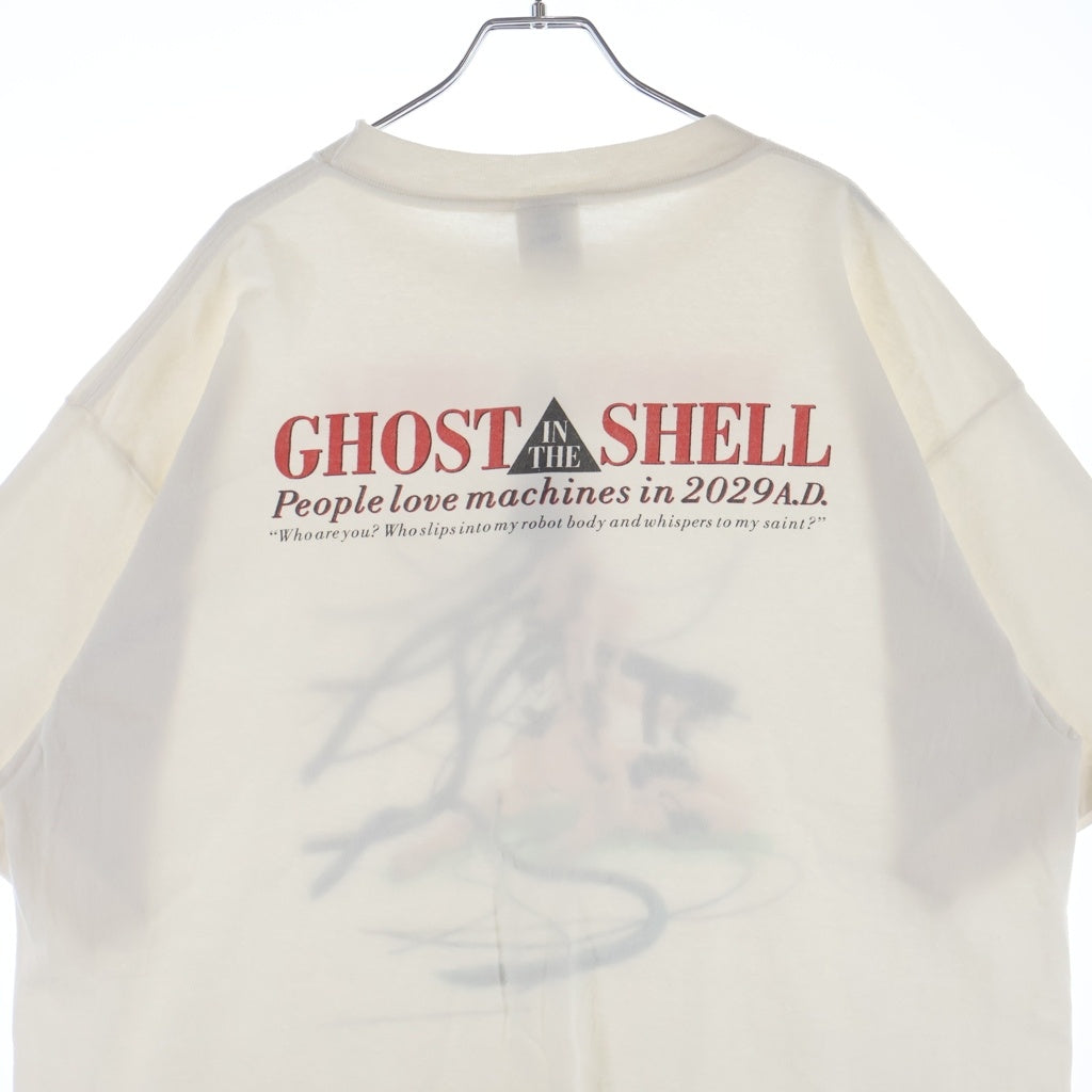 SAINT MICHAEL(セントマイケル) 24AW GITS GS SS TEE SM-YS1-0000-C32 攻殻機動隊 ゴーストイン ザシェルプリント半袖Tシャツ カットソー ホワイト