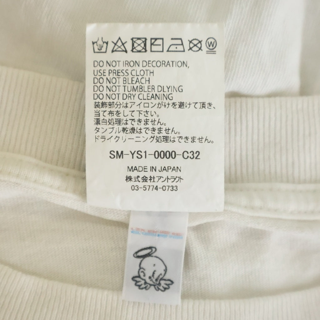 SAINT MICHAEL(セントマイケル) 24AW GITS GS SS TEE SM-YS1-0000-C32 攻殻機動隊 ゴーストイン ザシェルプリント半袖Tシャツ カットソー ホワイト