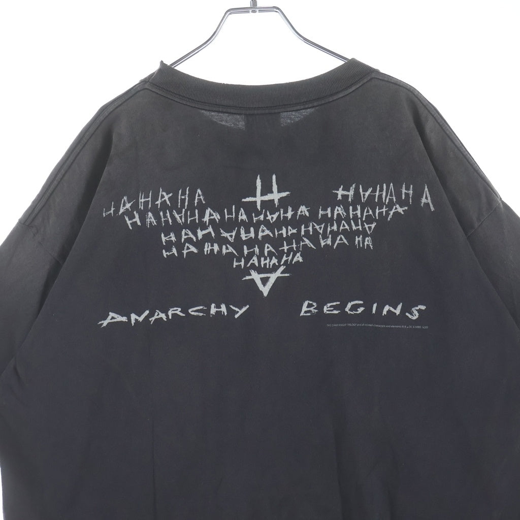 SAINT MICHAEL(セントマイケル) 25SS BTM_SS TEE DARKNIGHT SM-HR8-0000-C54 ダークナイト グラフィックプリント半袖Tシャツ カットソー ブラック