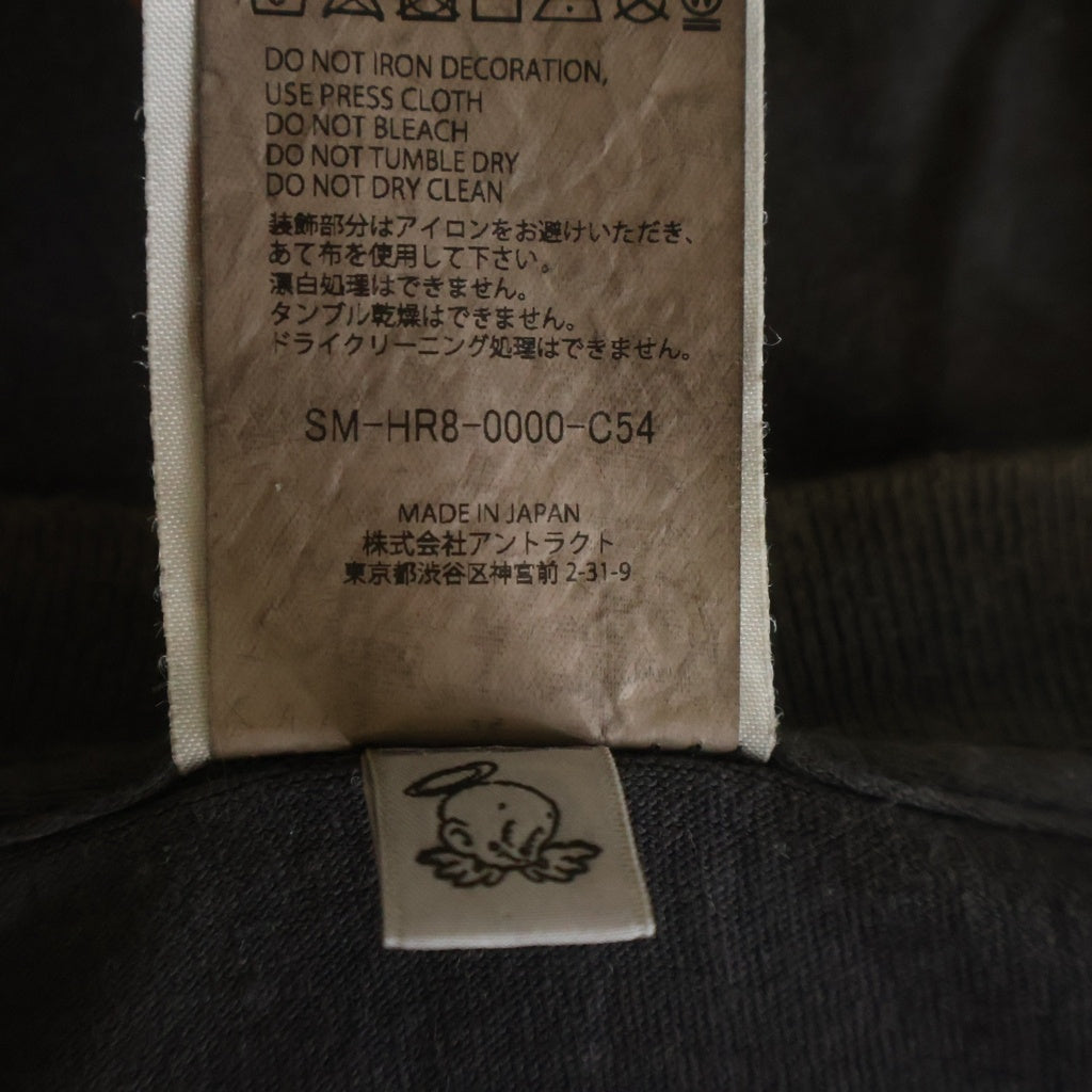 SAINT MICHAEL(セントマイケル) 25SS BTM_SS TEE DARKNIGHT SM-HR8-0000-C54 ダークナイト グラフィックプリント半袖Tシャツ カットソー ブラック