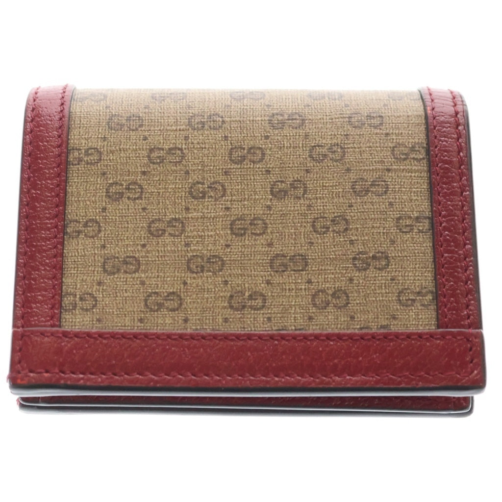GUCCI(グッチ) ×DORAEMON 654541 ドラえもん イタリア製 50周年記念 牛ドラえもん 牛えもん ウォレット 財布 ミニGGスプリーム レディース