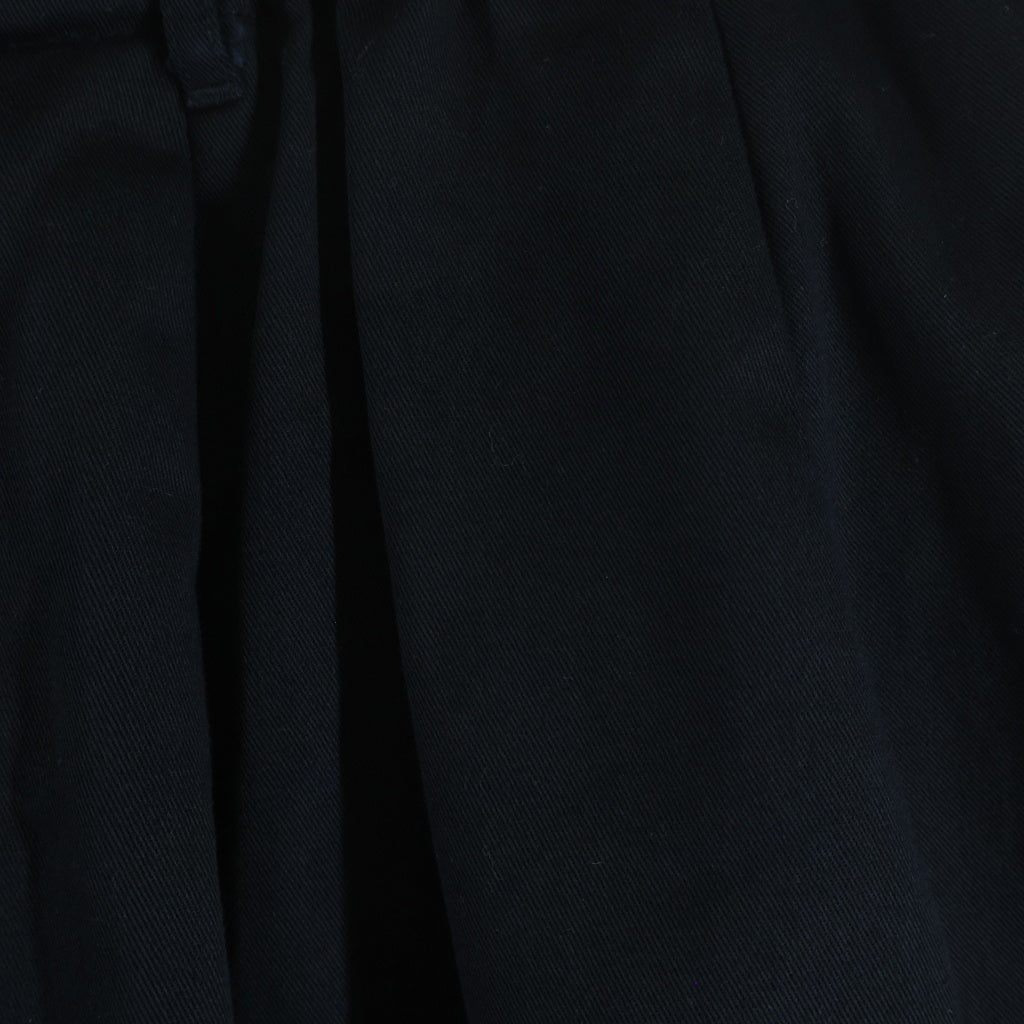 is-ness(イズネス) Stirwiseest Specia Balloon Shorts タック バルーンショーツ ハーフパンツ ブラック 1005SSPT04-1