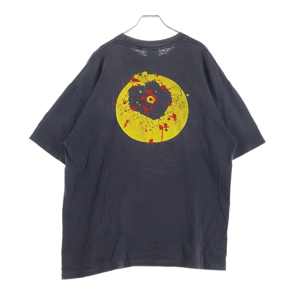 READY MADE(レディメイド) SMILE TEE スマイルプリント コットンクルーネック半袖Tシャツ ブラック RE-CO-BK-00-00-279