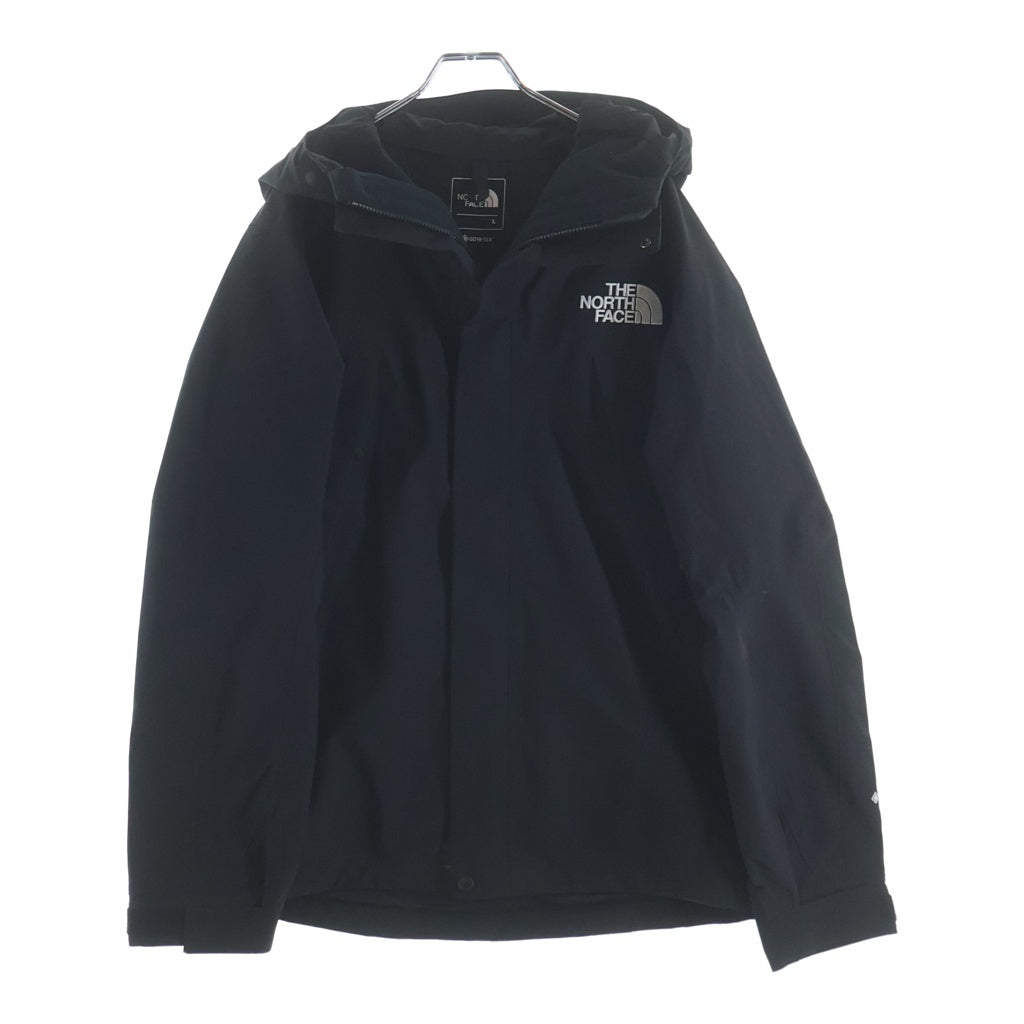 THE NORTH FACE(ザノースフェイス) MOUNTAIN JACKET マウンテンジャケット ロゴ刺繍ナイロンジャケット ブラック NP61800