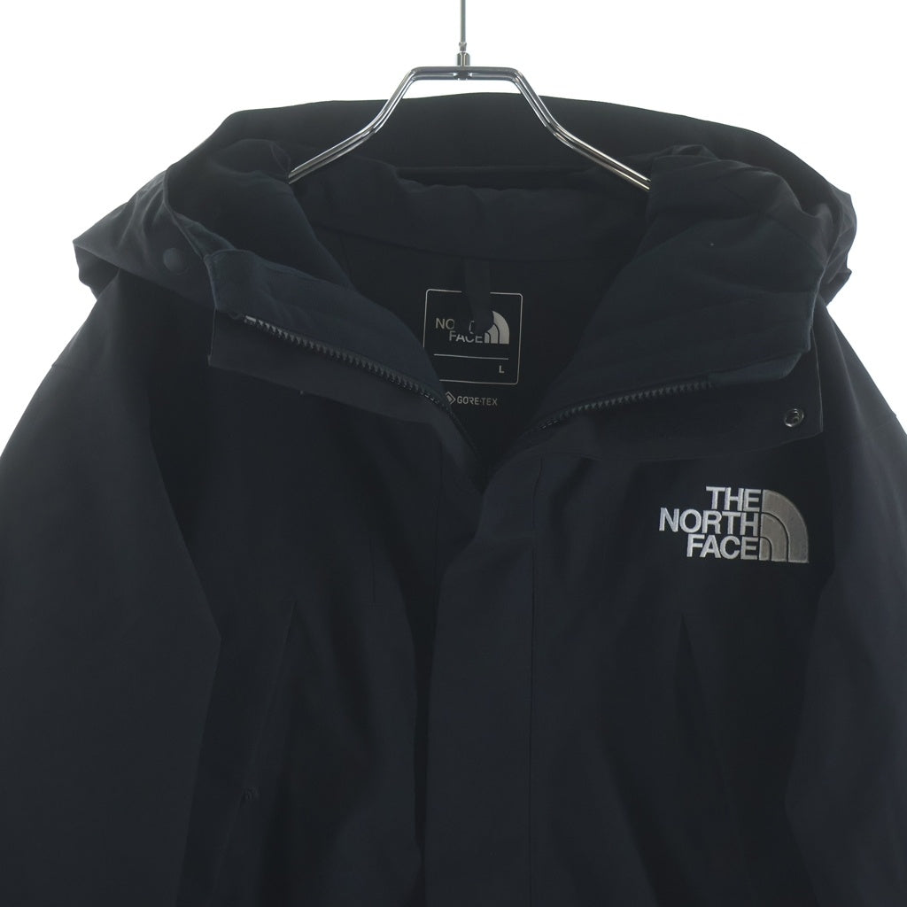 THE NORTH FACE(ザノースフェイス) MOUNTAIN JACKET マウンテンジャケット ロゴ刺繍ナイロンジャケット ブラック NP61800