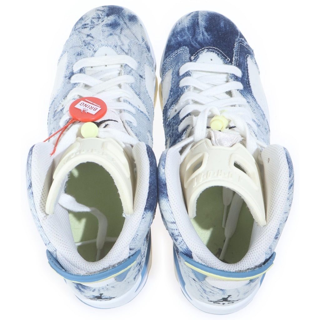 NIKE(ナイキ) AIR JORDAN 6 WASHED DENIM DM9045-100 エアジョーダン6 ウォッシュドデニム ハイカットスニーカー US7/25.0cm レディース
