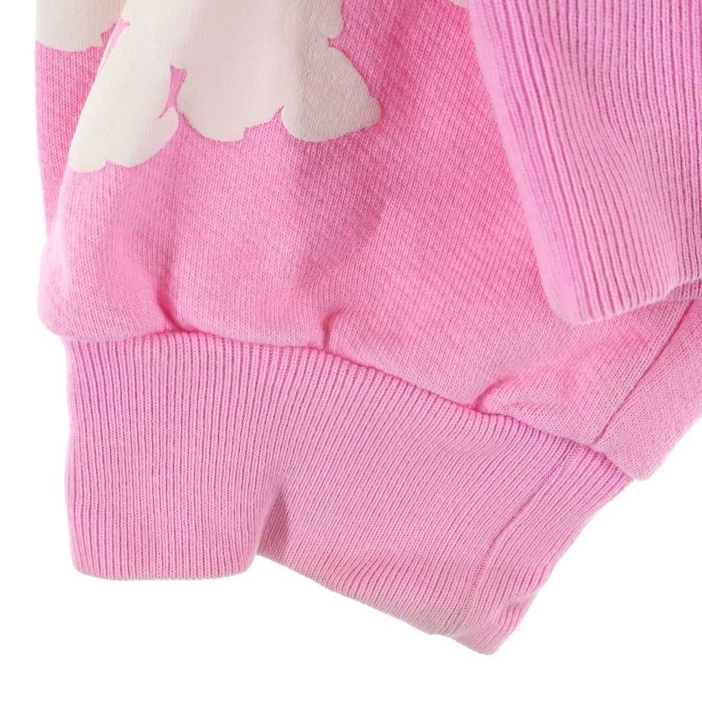 DENIM TEARS(デニムティアーズ) Cotton Wreath Pullover Hoodie コットン フラワー プルオーバーパーカー ピンク