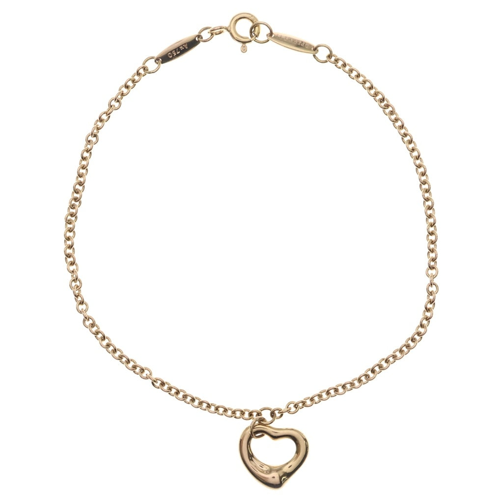 TIFFANY & Co.(ティファニー) ミニオープンハートブレスレット イエローゴールド 23485338 レディース