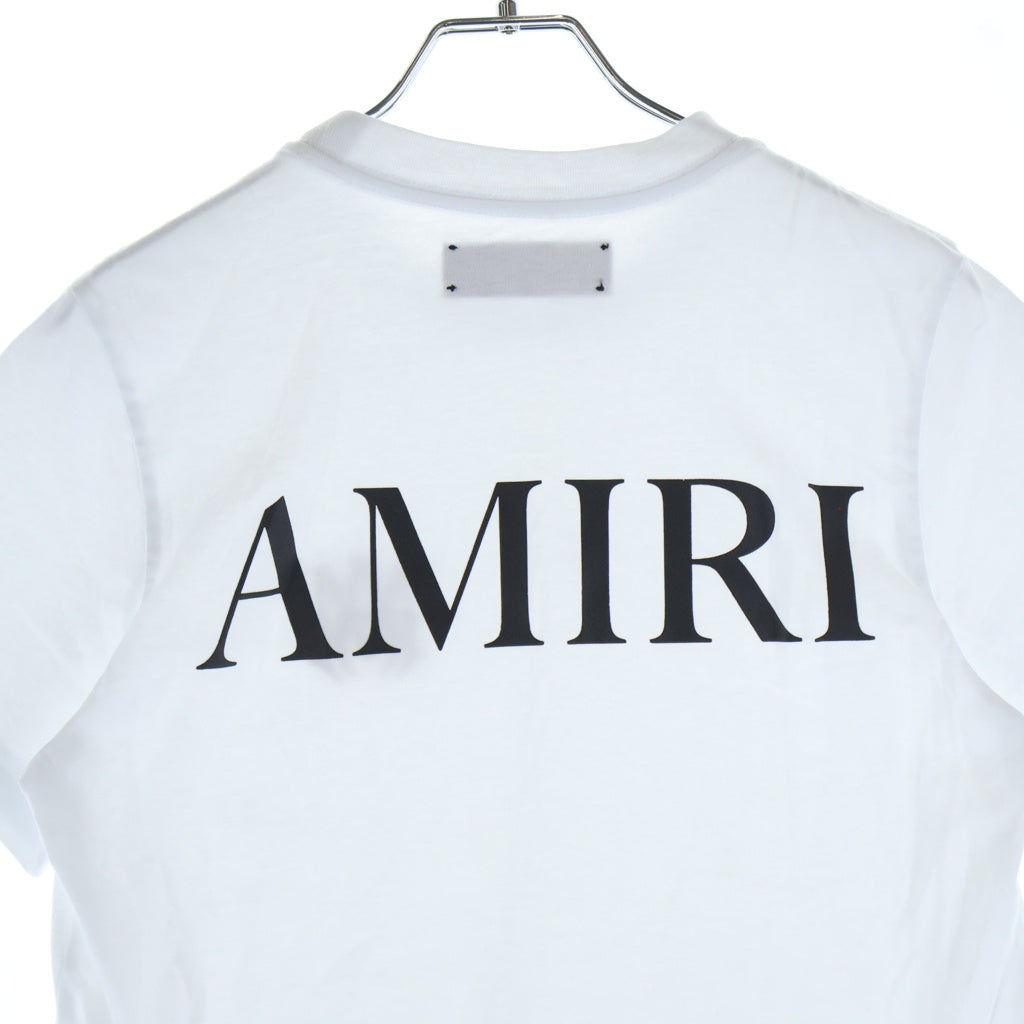 AMIRI(アミリ) MA CORE LOGO TEE ブランドロゴ 半袖Tシャツ カットソー ホワイト レディース AWJYTE1036