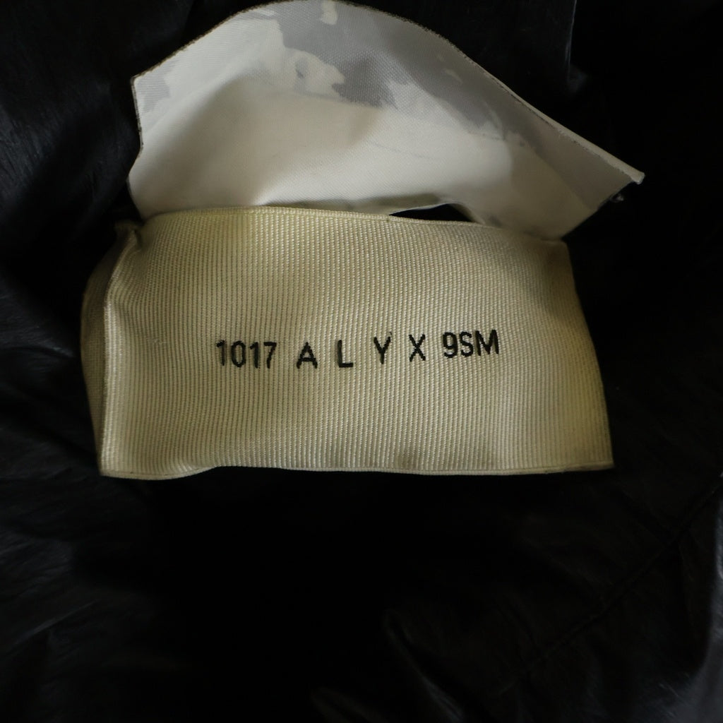 1017 ALYX 9SM(アリクス) Nightrider Puffer Down Jacket ナイロン パファーダウンジャケット ブラック