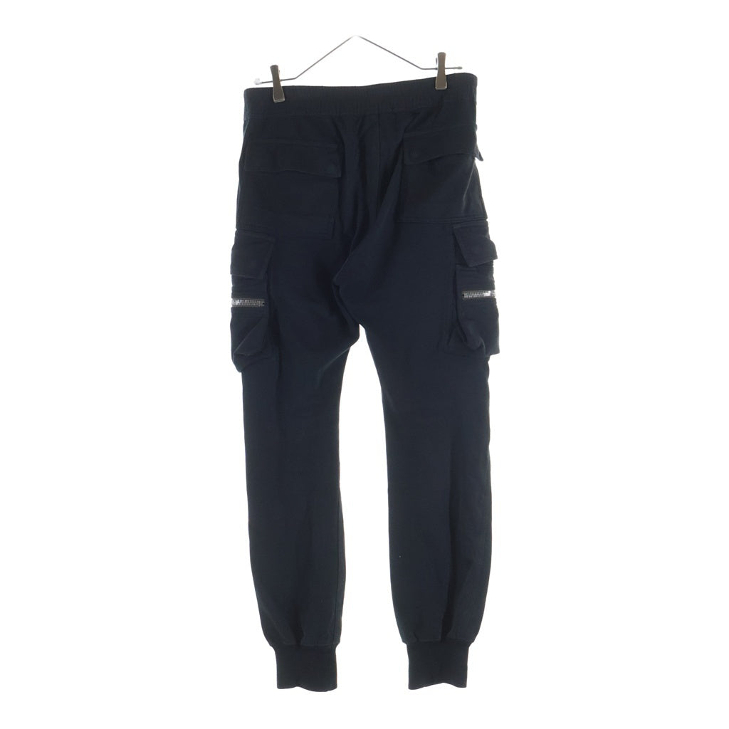 Rick Owens(リックオウエンス) MASTODON CARGO PANTS ドローストリングカーゴ ジョガーパンツ ブラック RU02A5396-BA