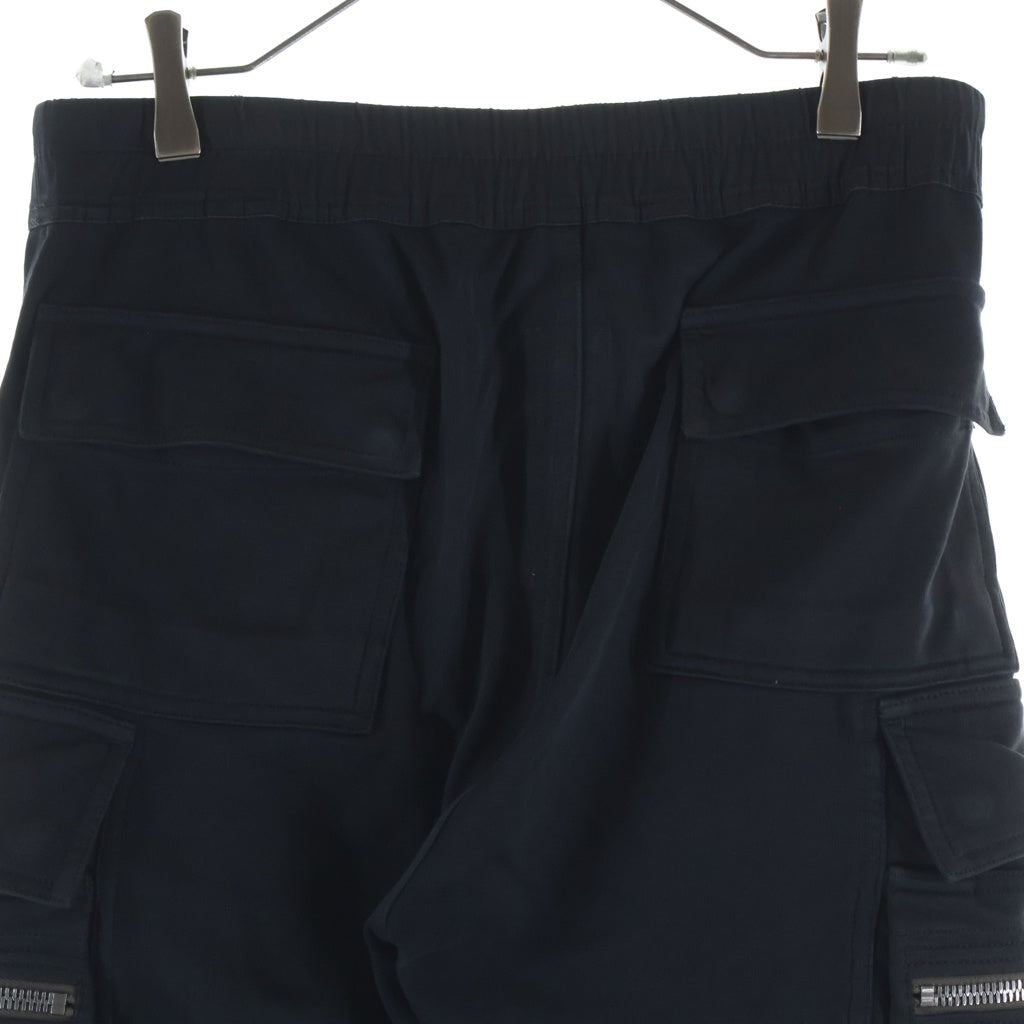 Rick Owens(リックオウエンス) MASTODON CARGO PANTS ドローストリングカーゴ ジョガーパンツ ブラック RU02A5396-BA