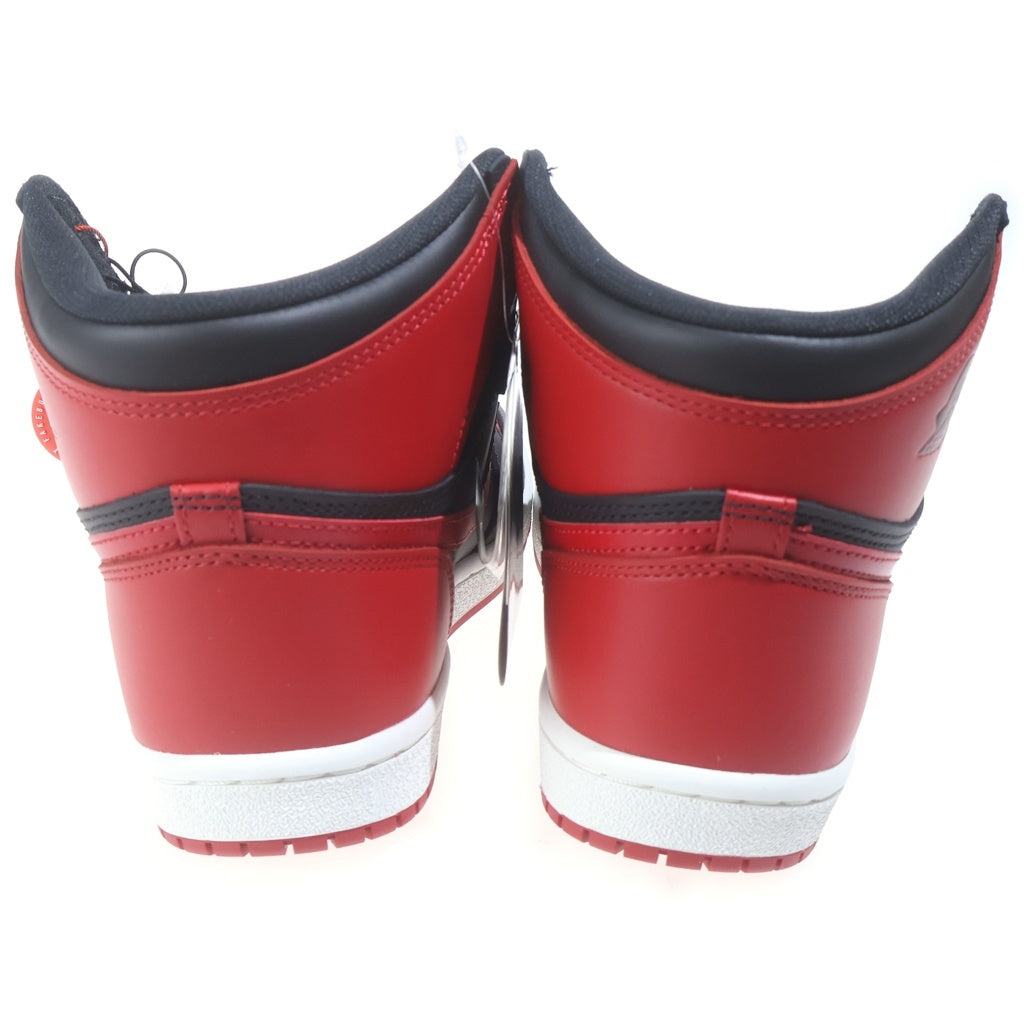 NIKE(ナイキ) AIR JORDAN 1 HIGH 85 BRED HV6674-067 エアジョーダン 1 85 ブレッド ハイカットスニーカー ブラック/レッド US9.5/27.5cm