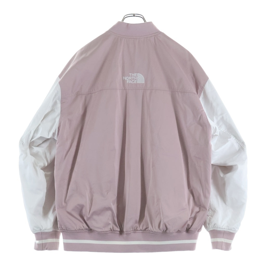THE NORTH FACE(ザノースフェイス) PLAYER VARSITY JACKET プレイヤー バーシティージャケット ピンク/ホワイト レディース NJ3NQ60L