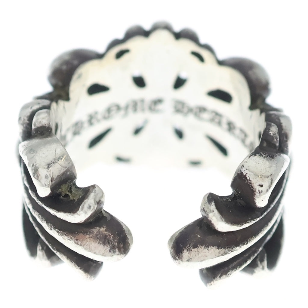 CHROME HEARTS(クロムハーツ) DBL FLRL CRS ダブルフローラルクロス リング シルバー BCA390