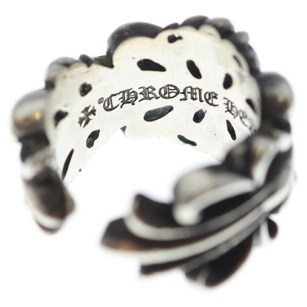 CHROME HEARTS(クロムハーツ) DBL FLRL CRS ダブルフローラルクロス リング シルバー BCA390