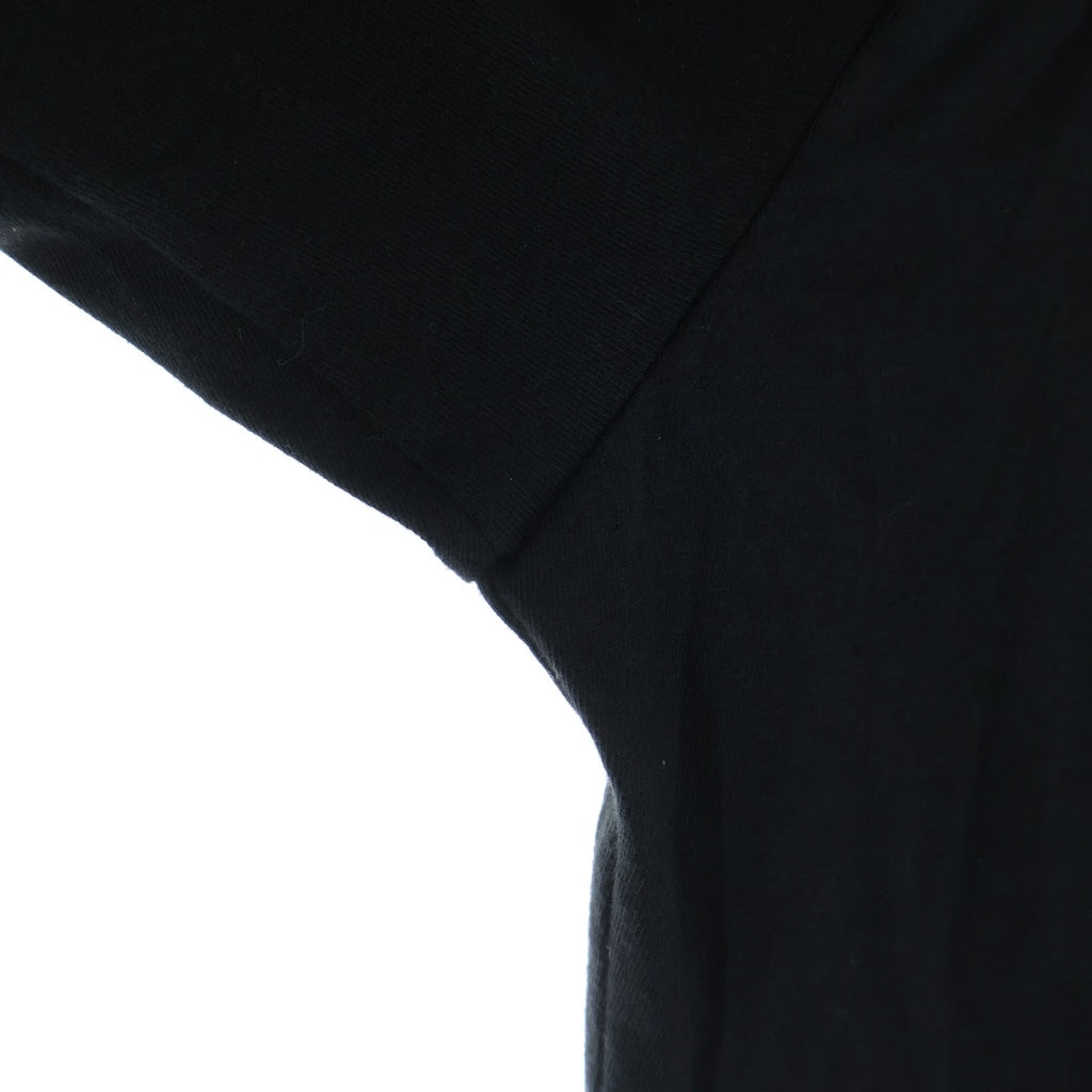 CHROME HEARTS(クロムハーツ) NECK LOGO L/S TEE ネックロゴ クルーネック長袖Tシャツ カットソー ブラック/ブルー