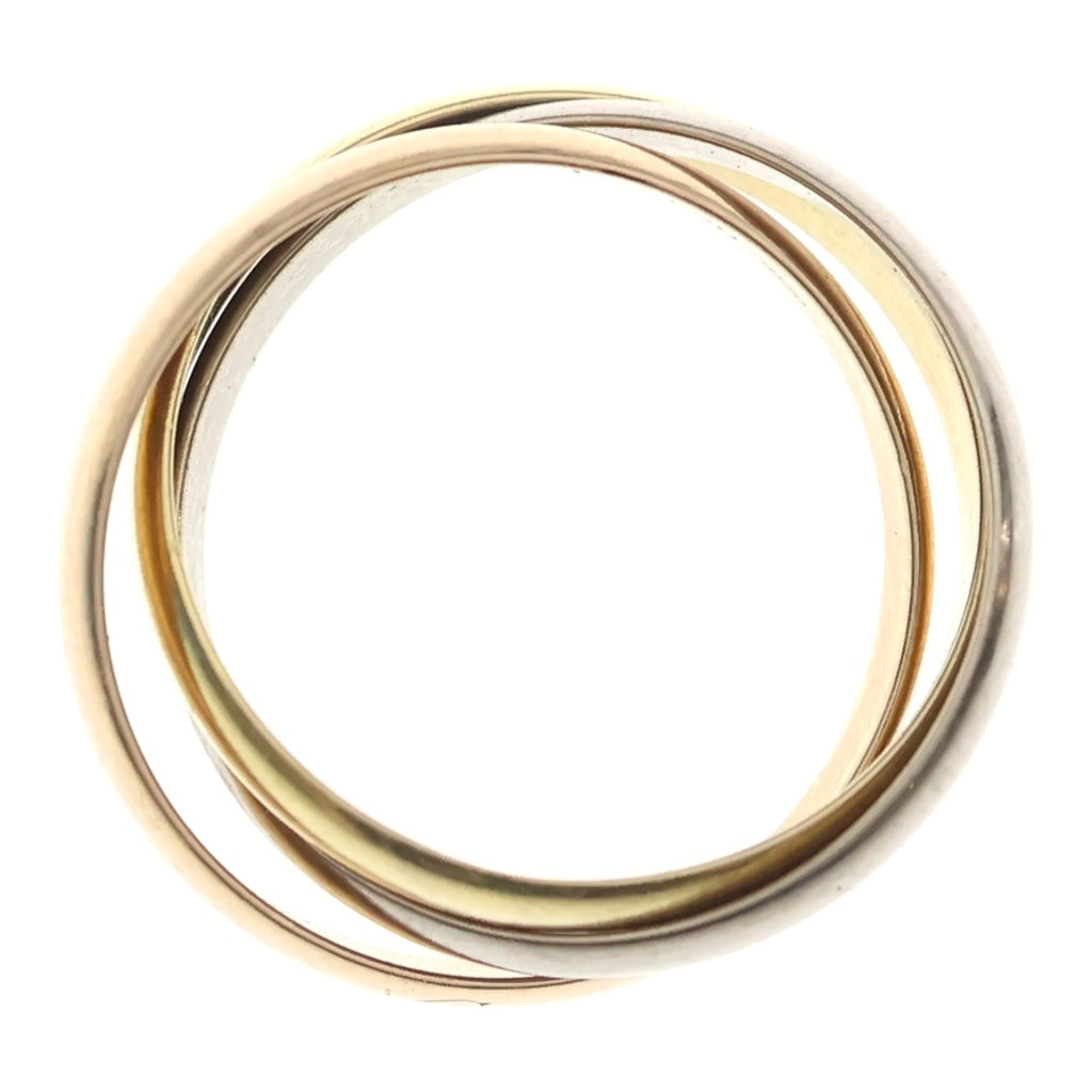 Cartier(カルティエ) トリニティ リング 3連 Au750 ゴールド/シルバー