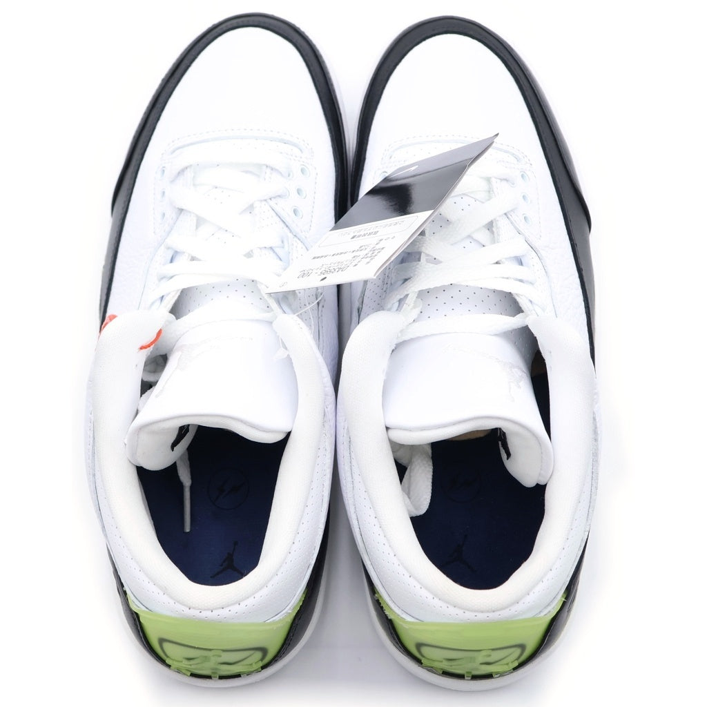NIKE(ナイキ) ×FRAGMENT AIR JORDAN 3 RETRO SP フラグメント エアジョーダン3 レトロ ハイカットスニーカー ホワイト/ブラック US10/28cm DA3595-100