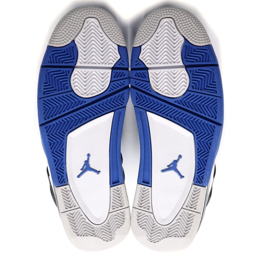 NIKE(ナイキ) AIR JORDAN 4 RETRO MOTORSPORTS エアジョーダン4 レトロ モータースポーツ ハイカットスニーカー ホワイト/ブルー US10/28.0cm 308497-117