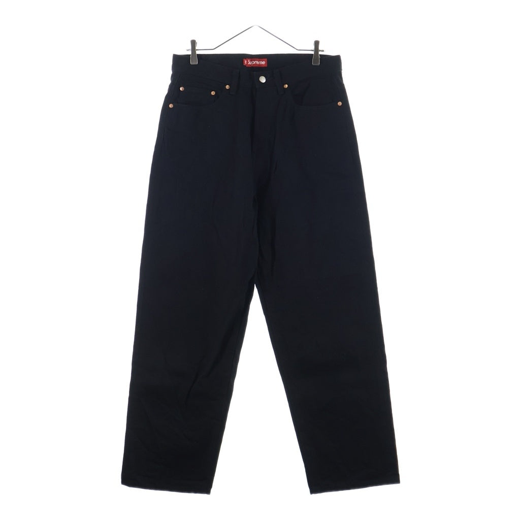 SUPREME(シュプリーム) Rigid Baggy Selvedge Jean リジット バギージーンズ ブラック