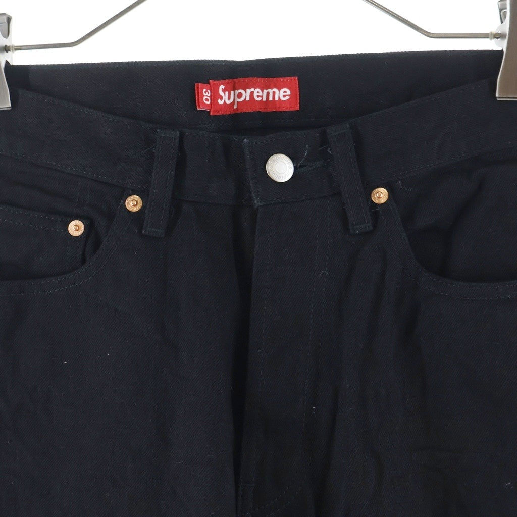 SUPREME(シュプリーム) Rigid Baggy Selvedge Jean リジット バギージーンズ ブラック