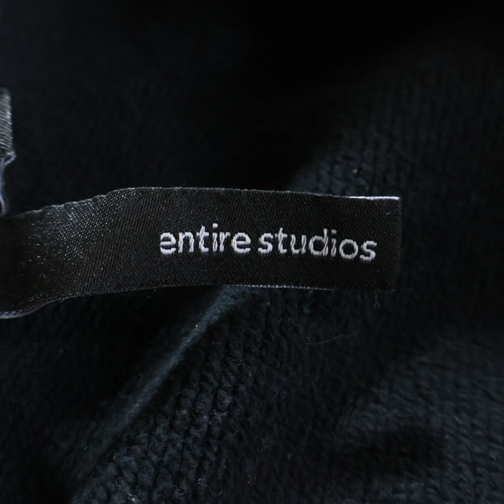 entire studios(エンタイア スタジオ) ETERNAL ZIP HOODIE エターナルジップパーカー ブラック ES2202