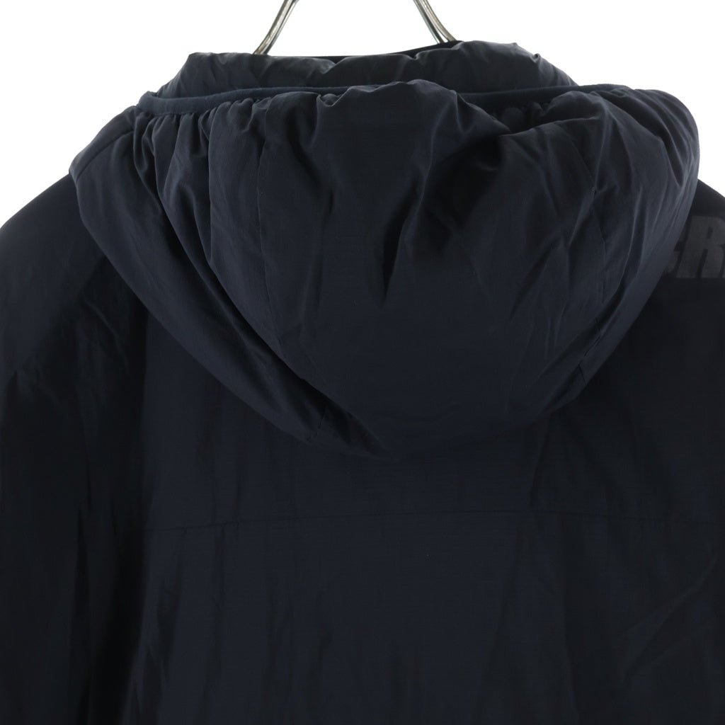 F.C.R.B./F.C.Real Bristol/FCRB(エフシーアールビー/エフシーレアルブリストル) HYBRID PUFFY INSULATION HOODED JACKET ジップアップ フーデッド ジャケット ブラック FCRB-202045