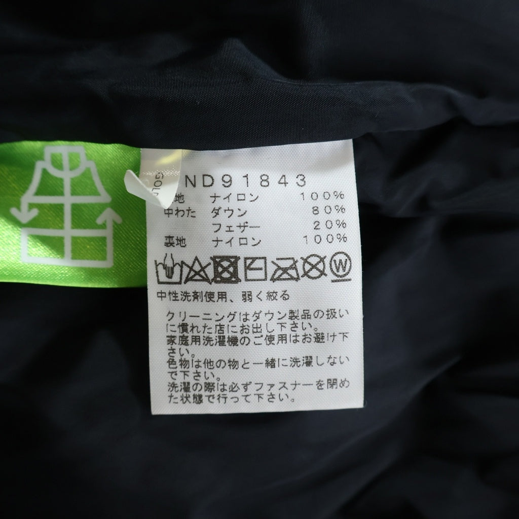 THE NORTH FACE(ザノースフェイス) NUPTSE VEST ヌプシ ダウンベスト ジャケット ブラック ND91843