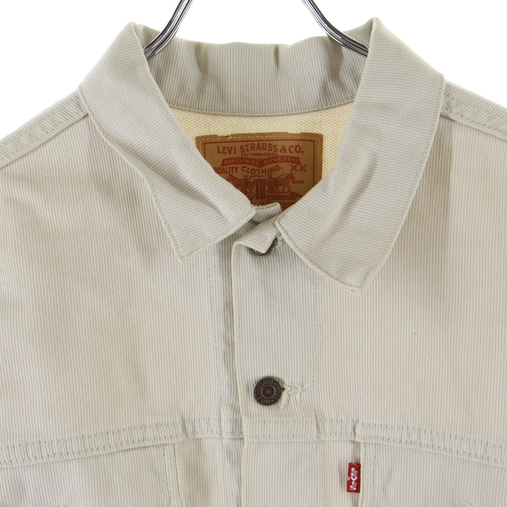 Levi's(リーバイス) 90S VINTAGE 両面BIG E ボタン裏555 ピケ トラッカージャケット ベージュ 941B