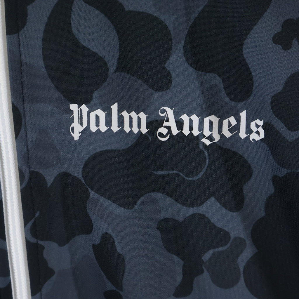 Palm Angels(パームエンジェルス) Night Camo Track Jacket ナイトカモ トラックジャケット ブラック PMBD001F21FAB004