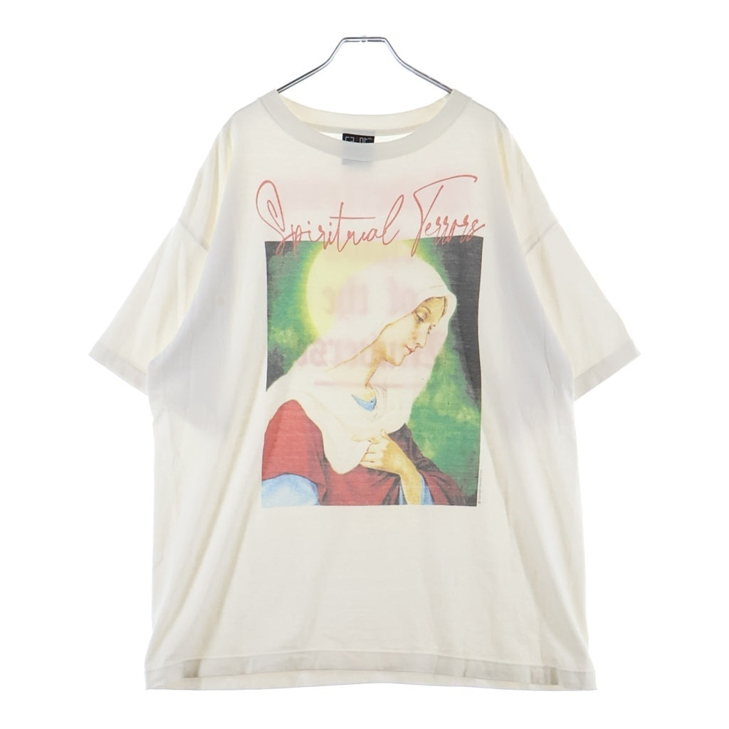 SAINT MICHAEL(セントマイケル) 22AW SPIRITUL MARIA スパイラル マリア 両面プリント 半袖カットソー ホワイト SM-A22-0000-008