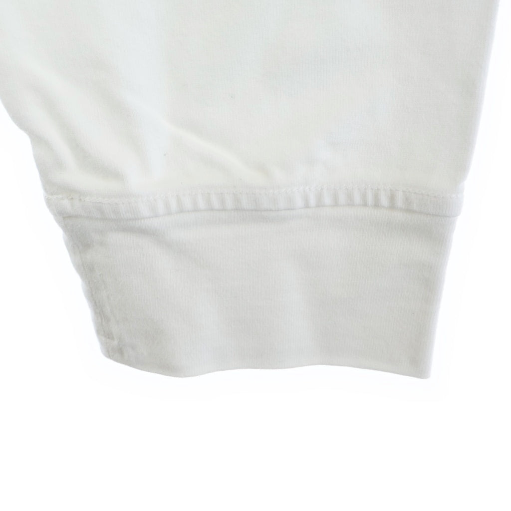 STONE ISLAND(ストーンアイランド) 24SS アームコンパスロゴワッペン クルーネック 長袖Tシャツ カットソー ホワイト 801563750