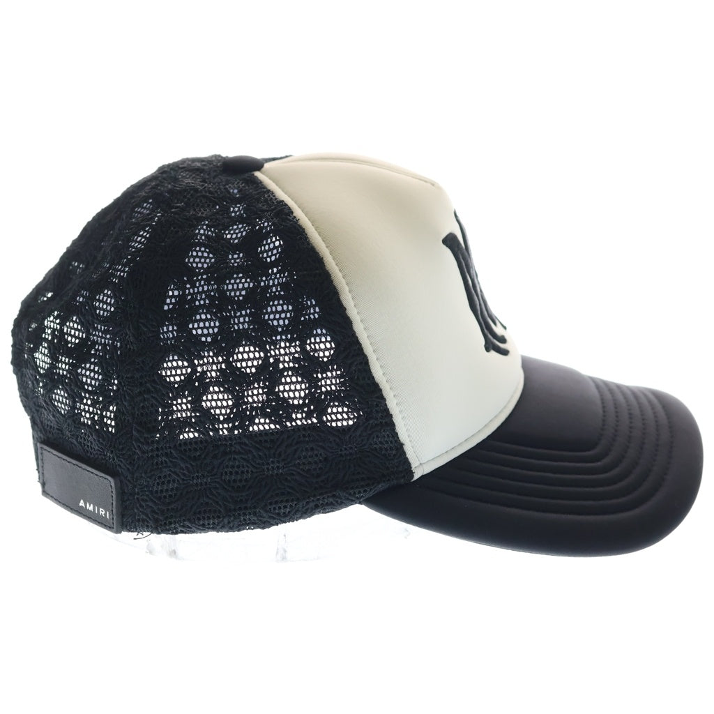 AMIRI(アミリ) MA TWO TONE TRUCKER HAT MAロゴ トラッカーキャップ ブラック/ホワイト SRAMHATR1030SMRBC00