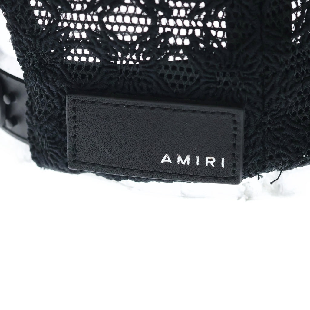 AMIRI(アミリ) MA TWO TONE TRUCKER HAT MAロゴ トラッカーキャップ ブラック/ホワイト SRAMHATR1030SMRBC00