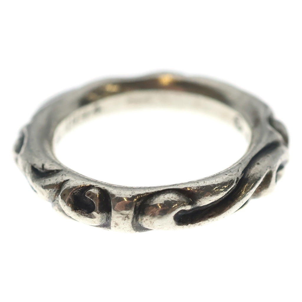 CHROME HEARTS(クロムハーツ) SCRL BAND スクロールバンド リング シルバー BCA351