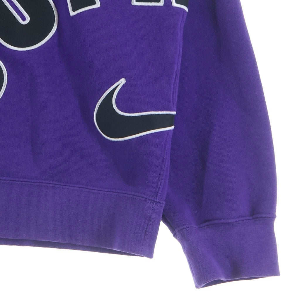 SUPREME(シュプリーム) 22SS ×NIKE Arc Crewneck Sweatshirt アーチロゴ クルーネック スウェット パープル DM1776-506