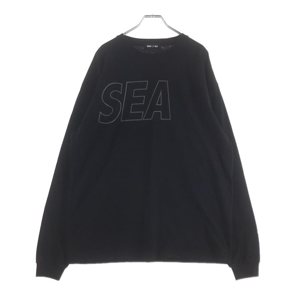 WIND AND SEA(ウィンダンシー) 24SS SEA Of L/S Tee フロントプリント 長袖Tシャツ カットソー WDS-O-SIG-24-Q3-CS-01