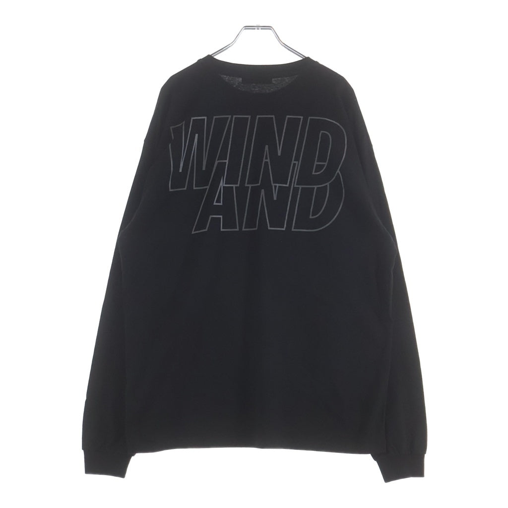 WIND AND SEA(ウィンダンシー) 24SS SEA Of L/S Tee フロントプリント 長袖Tシャツ カットソー WDS-O-SIG-24-Q3-CS-01