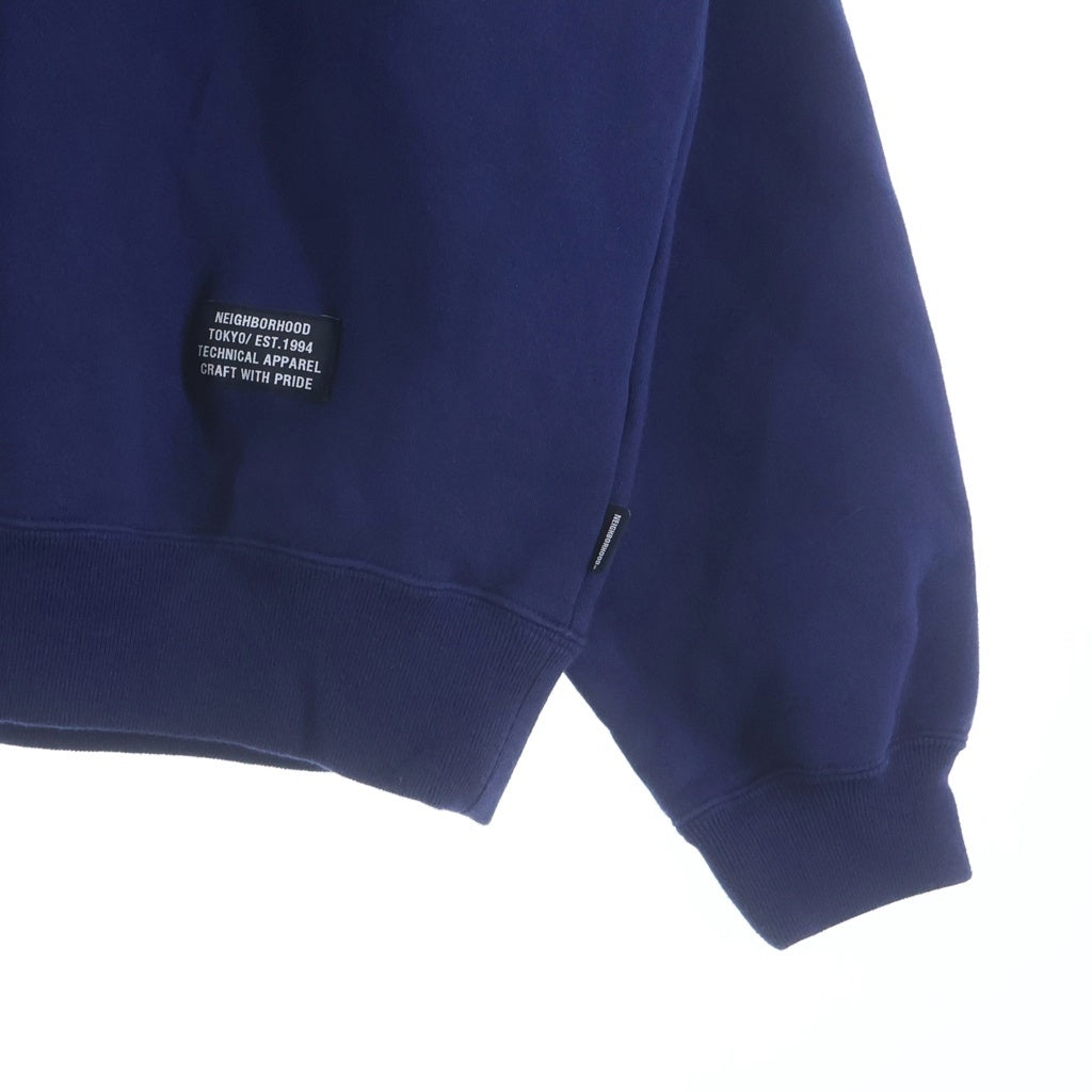 NEIGHBORHOOD(ネイバーフッド) 22AW SOLID-S / C-CREW クルーネックトレーナー スウェット ネイビー 222FPNH-CSM03